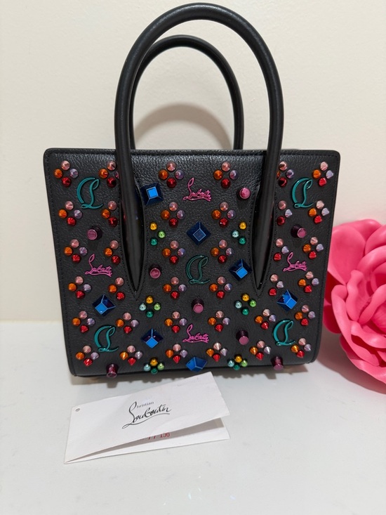 Christian Louboutin Handbags - RARE Christian Louboutin Loubouthensky Paloma multicolored studs like new